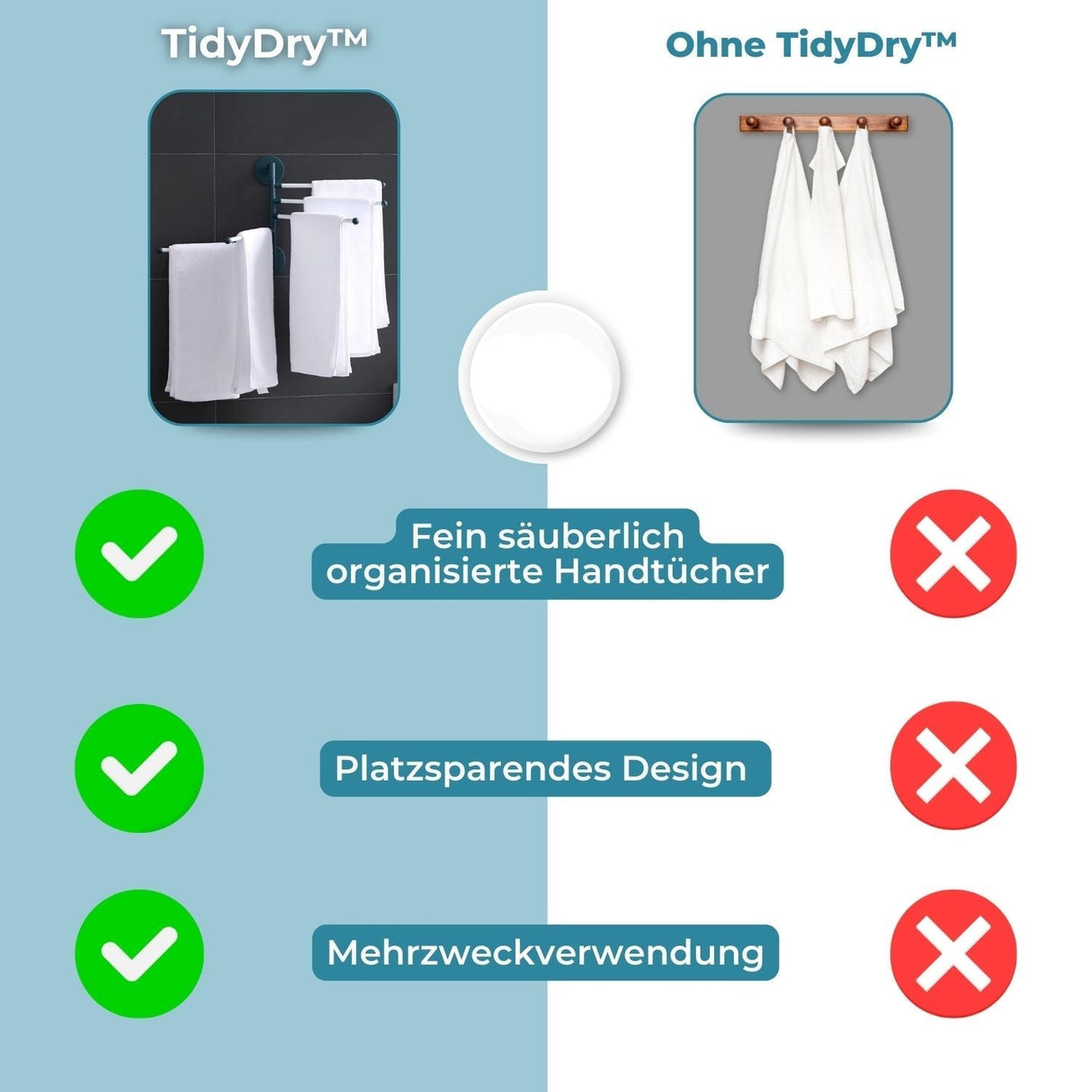 Carvallo - Mühelose Handdukstorkning när som helst Carvallo