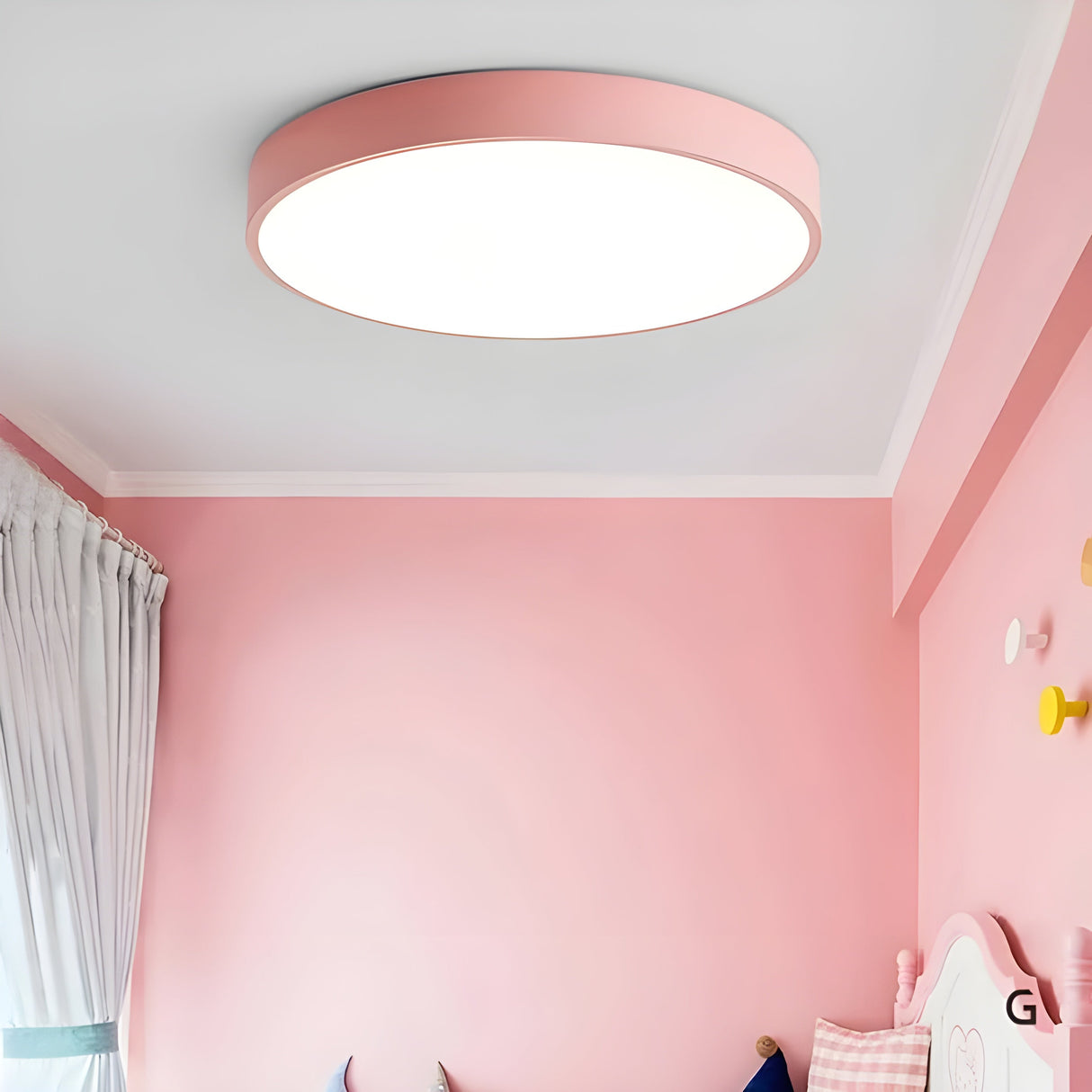 LED-taklampa i trä - Dekorativ & Modern i mjuka macarons färger Skandinaviskt design Carvallo
