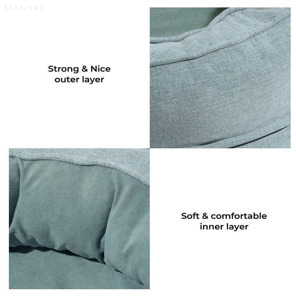 PupDreams Säng - Mjuk & Andningsbar Ortopedisk Stor Hundsäng Carvallo