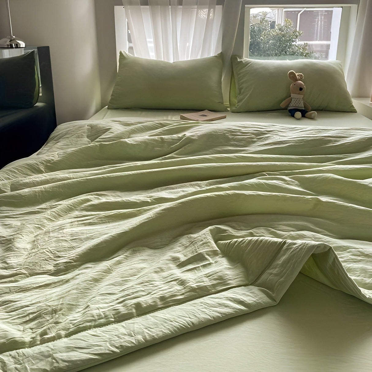 Lätt sommaröverkast – enfärgat, lätt sommaröverkast för komfort Carvallo