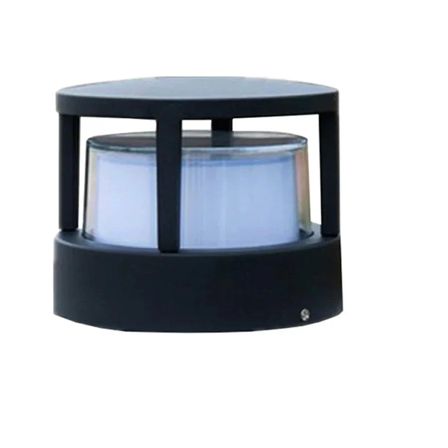 Carvallo - Solcellerdrevet utomhus pelarlampa med elegant spotlight-design för stigar Carvallo