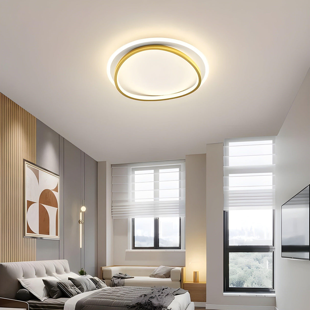 GlossAura Light - Modern LED-taklampa Carvallo