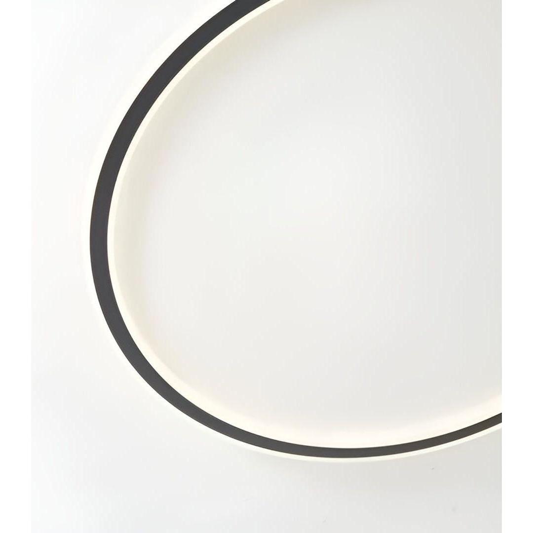 Rund LED-taklampa – Varmvitt ljus för en mysig atmosfär i vardagsrummet Carvallo