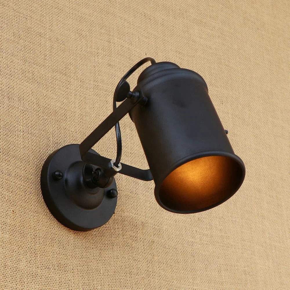 LichtSpin - Vridbar Järn LED Vägglampa Carvallo