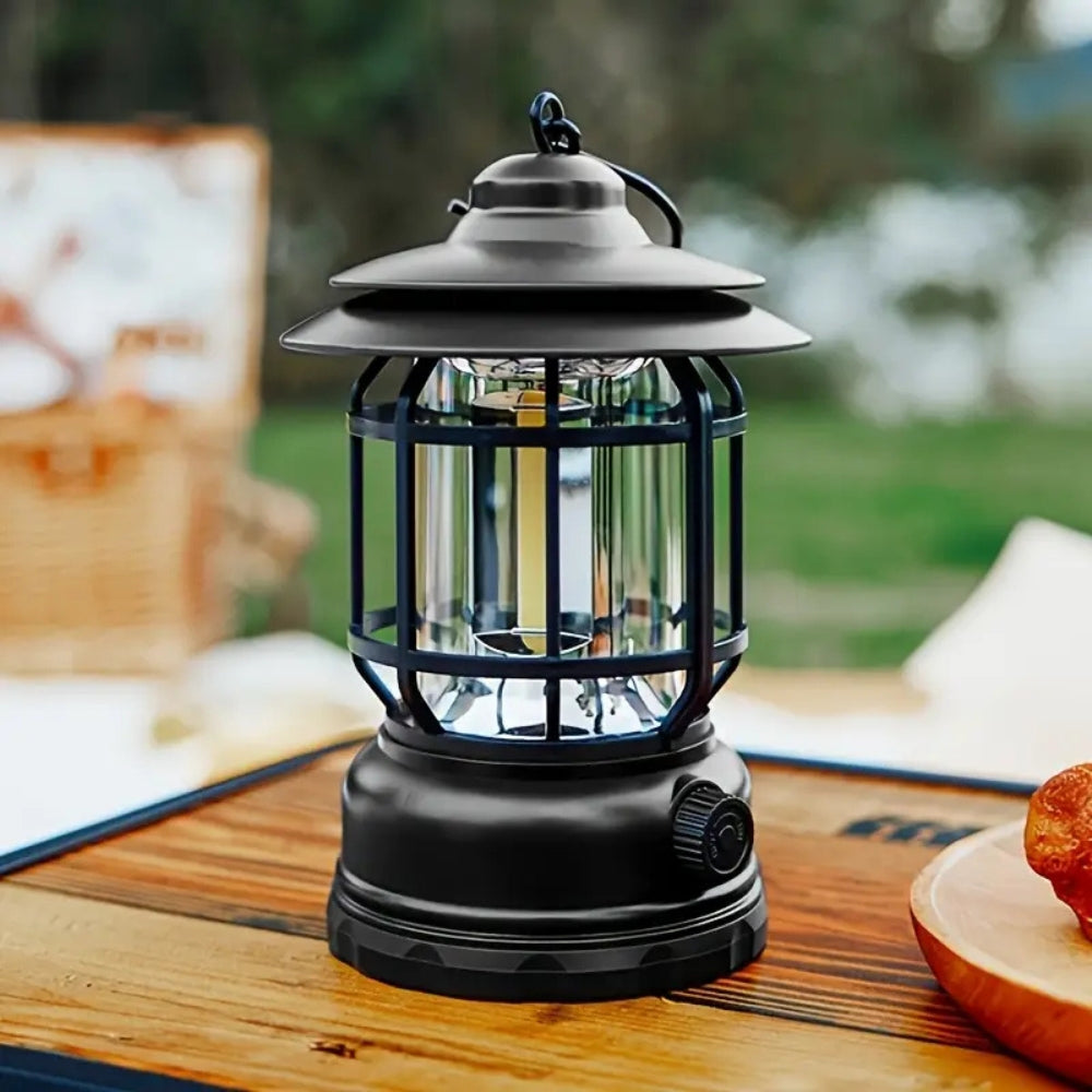 Retro Glow Camping Lantern Lamp Carvallo