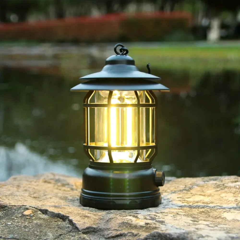 Retro Glow Camping Lantern Lamp Carvallo