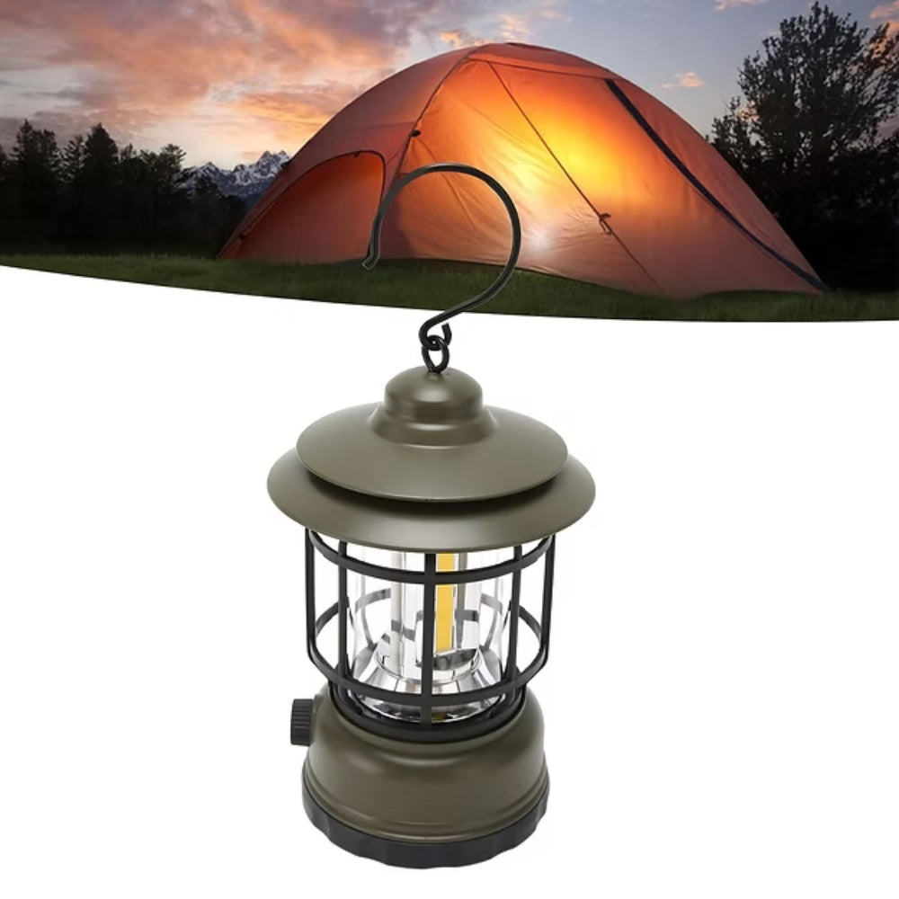 Retro Glow Camping Lantern Lamp Carvallo