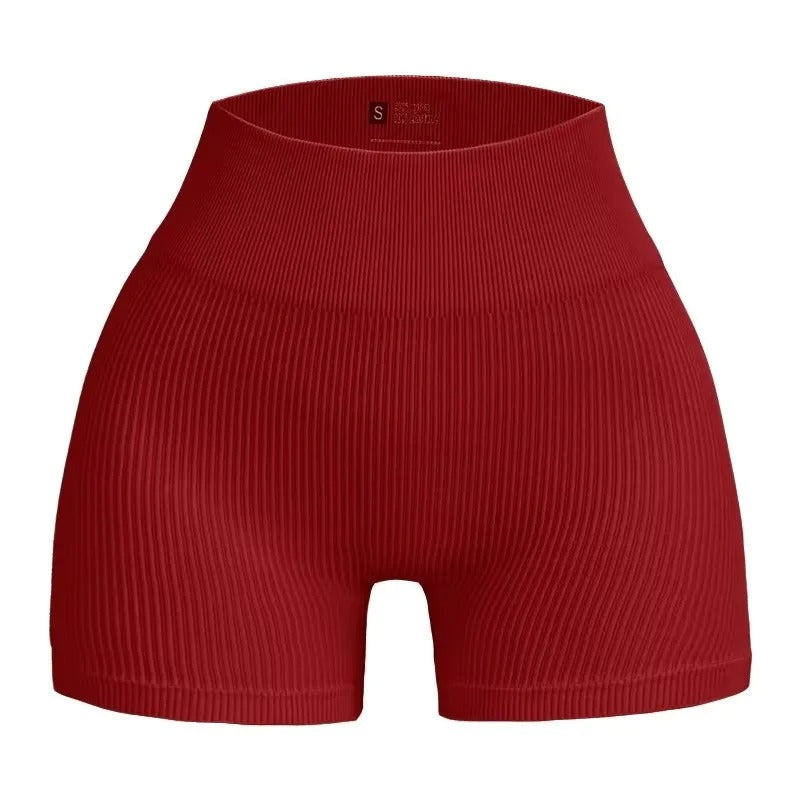 Ribbade Träningsshorts-Hemnix-Röd-S-Hemnix