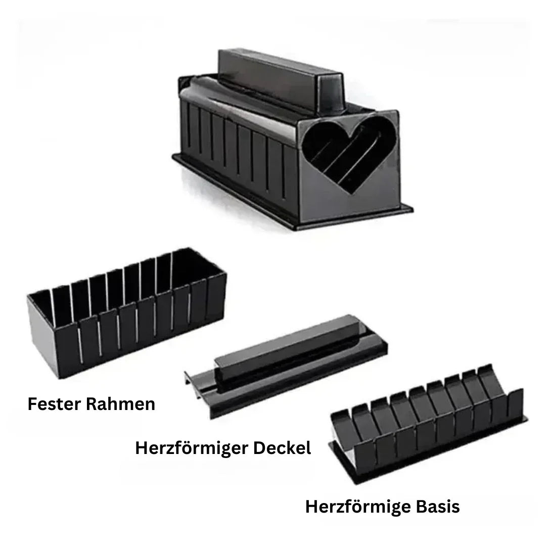 Sushi Rullar Och Skärsats – Praktiskt Sushi Kit Med Mallar Och Tillbehör Carvallo