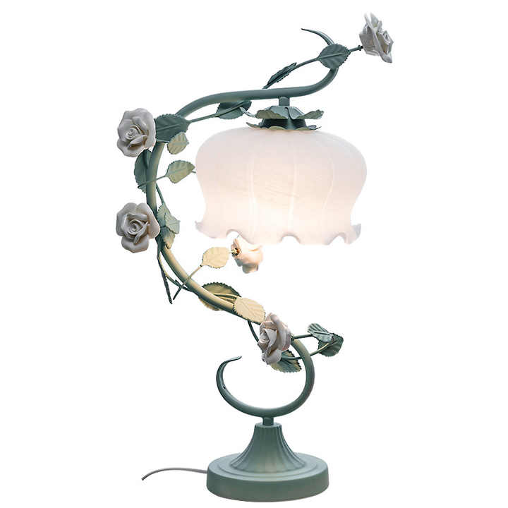Elegant Rose Lampa med Glaslock Carvallo