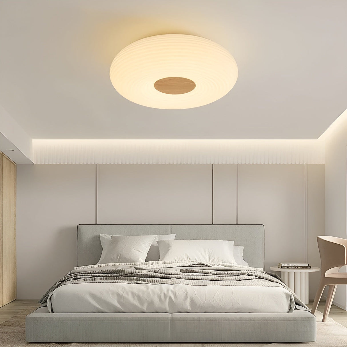 Rund LED Taklampa – Modern, Nordisk Design | Energibesparande & Platt Carvallo