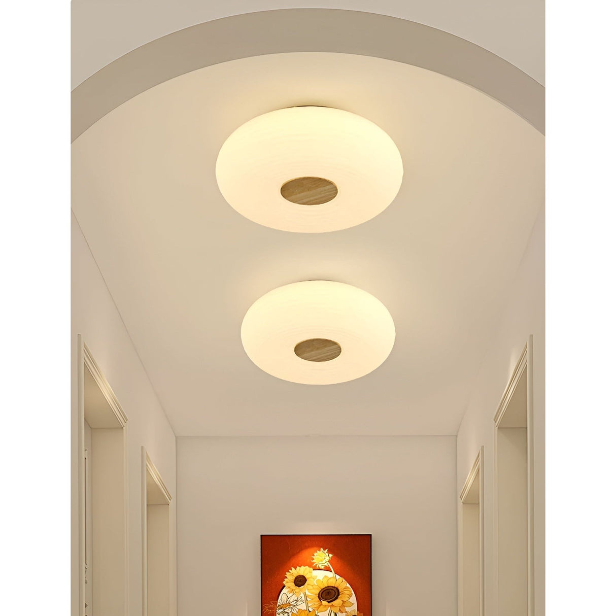 Rund LED Taklampa – Modern, Nordisk Design | Energibesparande & Platt Carvallo