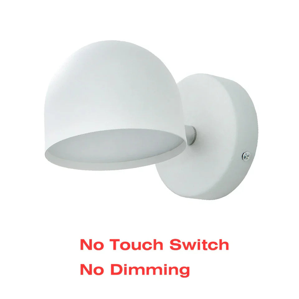 Royallure LED Inomhus Vägglampa 350° Rotera med Touch Dimming switch 9W Carvallo