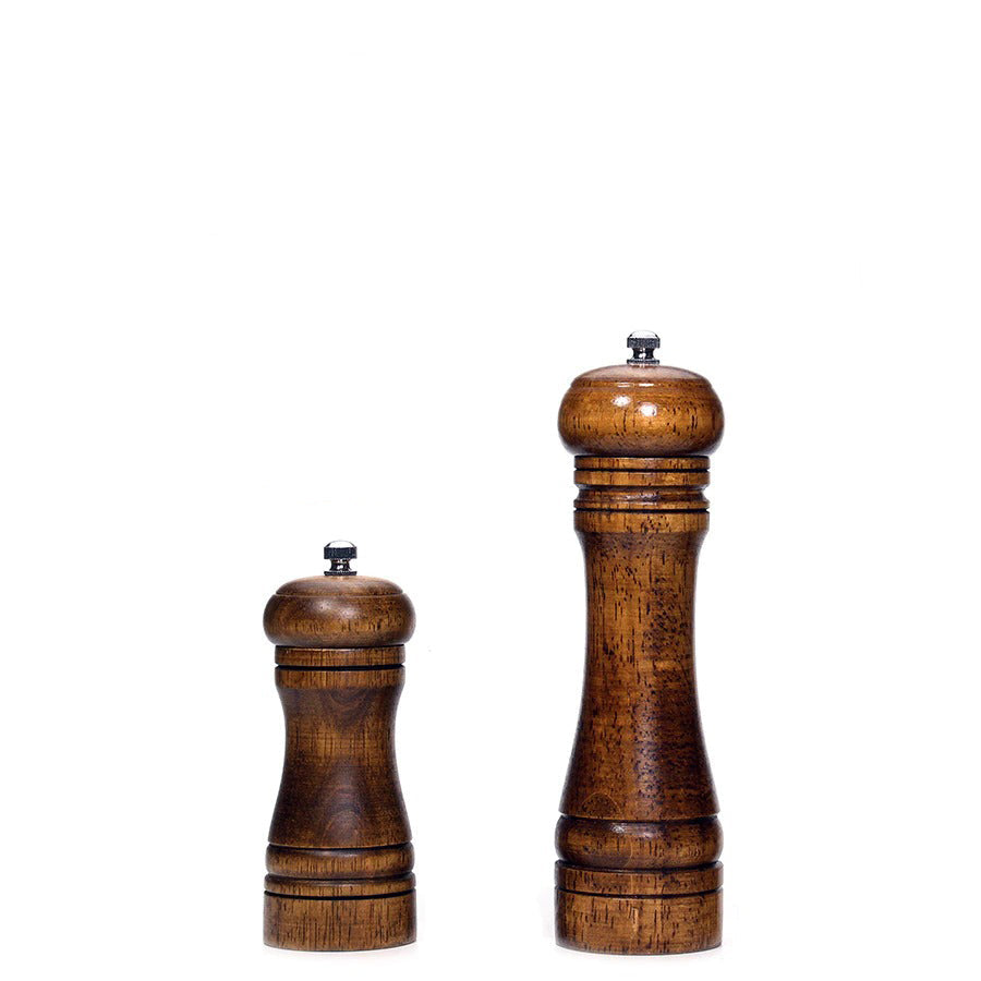Royallure Rostfritt Ståls Salt- och Pepparkvarn med Justerbar Kvarn — Lätt Att Fylla På & Hållbar Carvallo