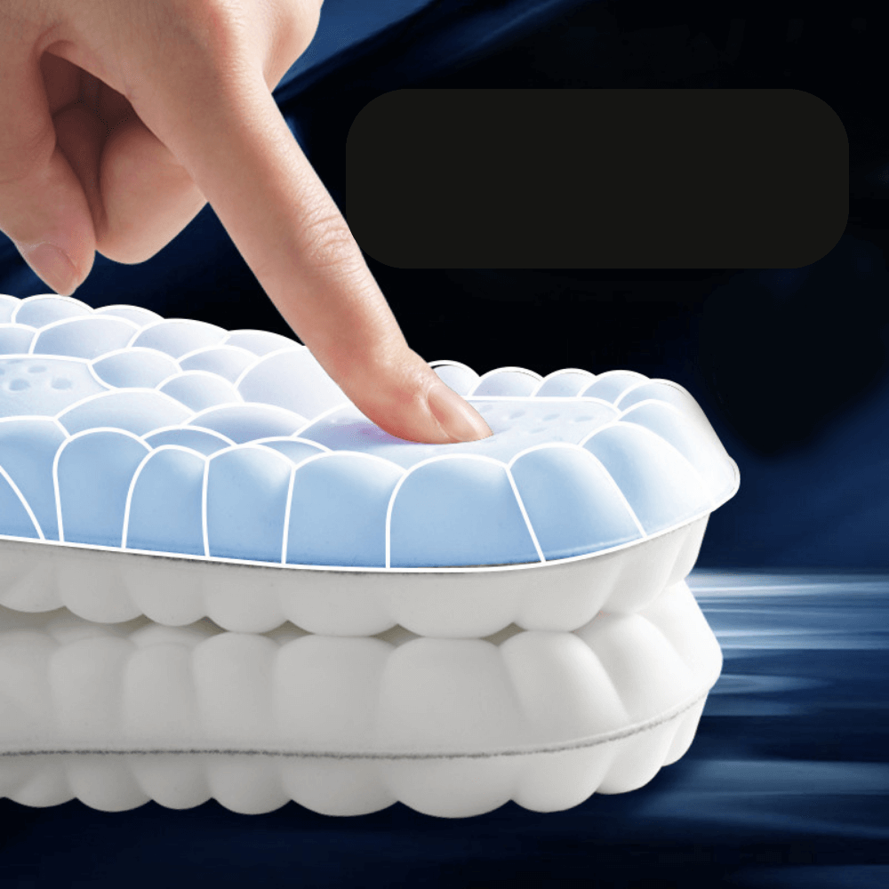 Royallure CloudFlex Ortopediska Inlägg – 4D Minnesfoam, Stötdämpande, Klipp-till-Pass Carvallo