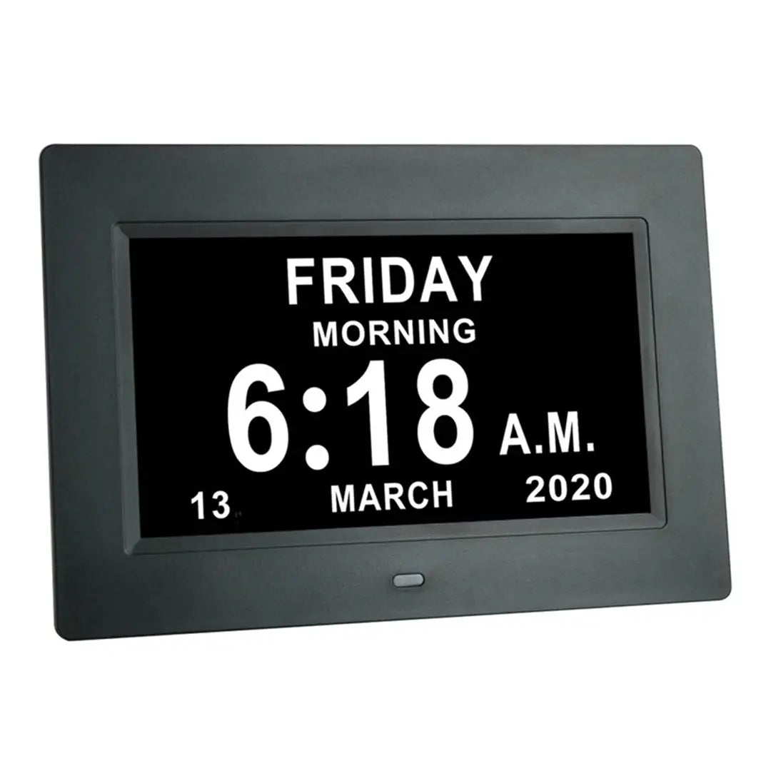 Royallure Stor LED Digital Väckarklocka – Multifunktionell Display, USB Laddning & Temperatur Carvallo