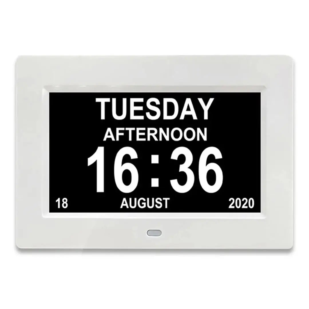 Royallure Stor LED Digital Väckarklocka – Multifunktionell Display, USB Laddning & Temperatur Carvallo