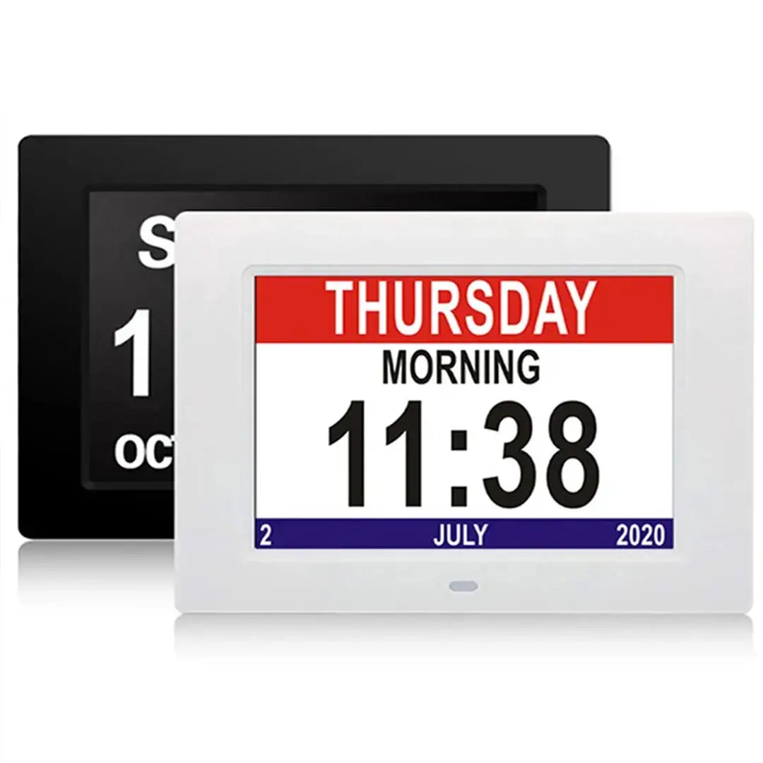 Royallure Stor LED Digital Väckarklocka – Multifunktionell Display, USB Laddning & Temperatur Carvallo