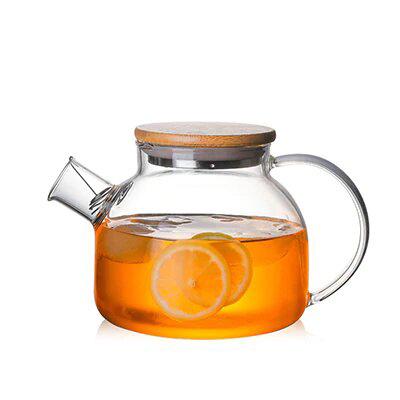 Royallure Transparent Borosilicate Glass Kettle Teapot – Värmebeständig och Visuellt Elegant Carvallo