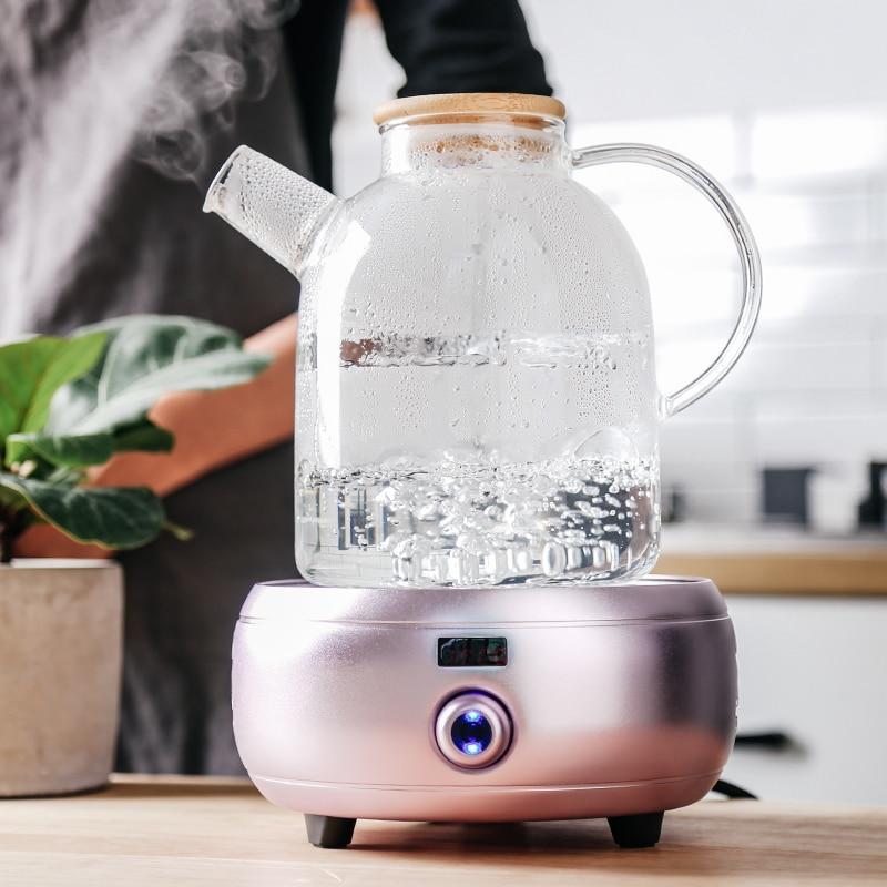 Royallure Transparent Borosilicate Glass Kettle Teapot – Värmebeständig och Visuellt Elegant Carvallo