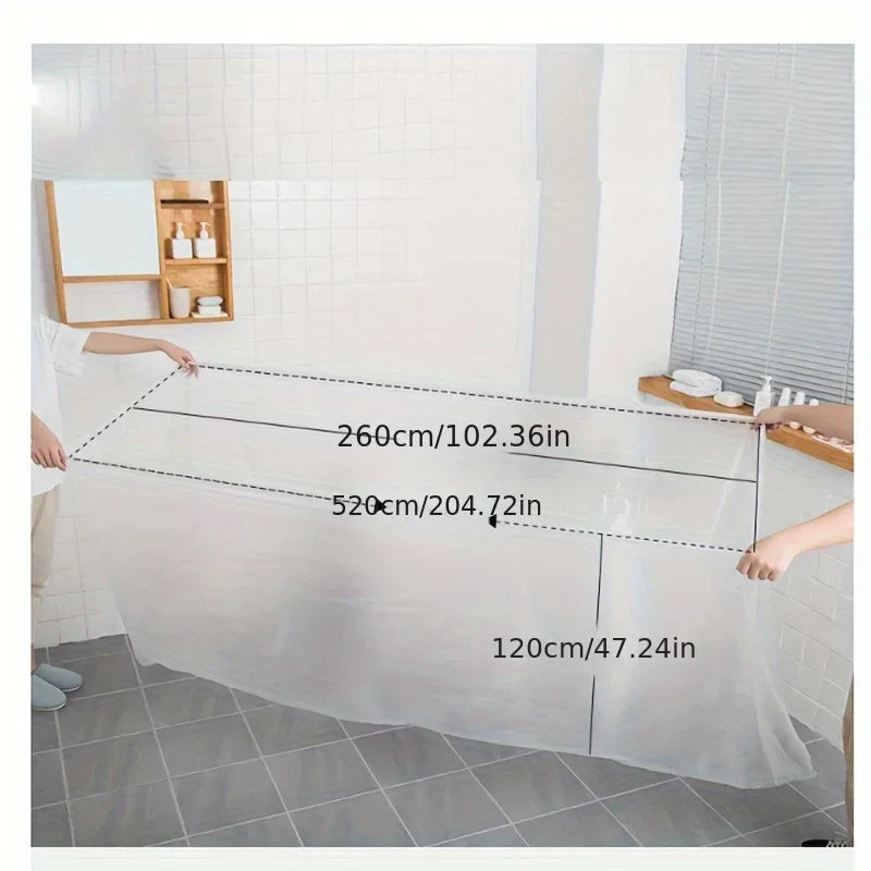 Royallure 10 stycken Engångs Badkar Fodral Påse 102x47 tum för Salong, Hotell & Hemkomfort Carvallo