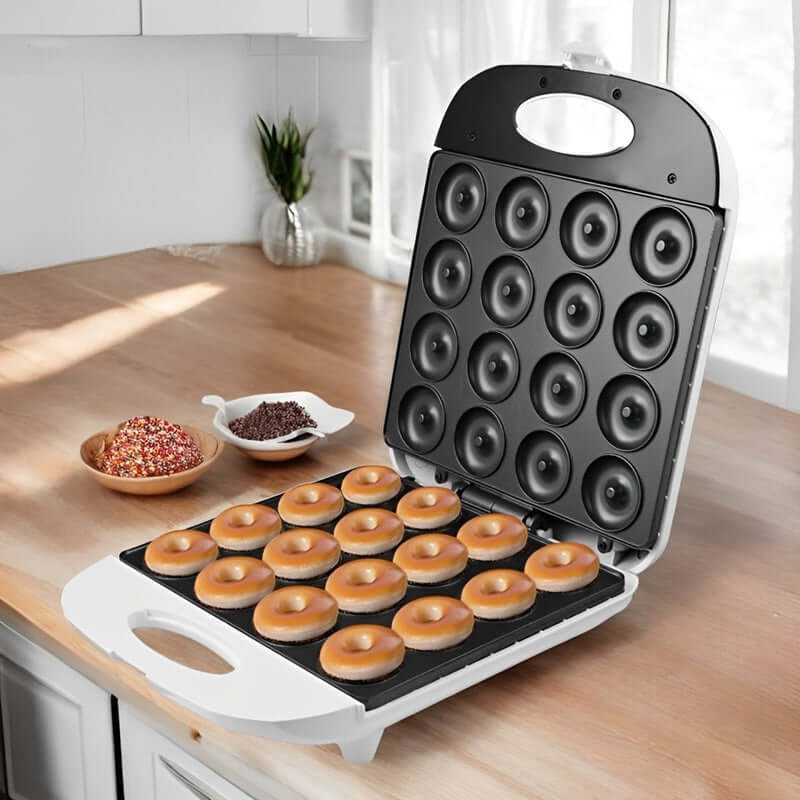 Royallure Quick-Bake Mini Donut Maskin – Hemmagjorda Donuts på Minuter Carvallo