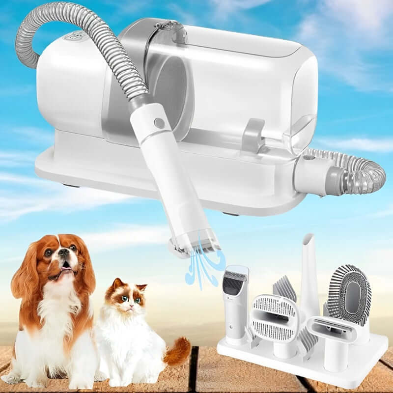 Royallure 5-i-1 Hundvårdsset – Dammsugarsaxar, Låg ljudnivå, Hemmåtullkontroll Carvallo