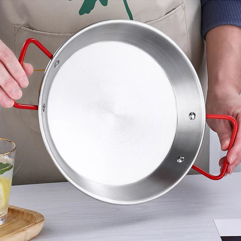 Royallure Rostfritt Stålkokkärl och Stekpanna med Dubbel Handtag Kökstallrik Carvallo