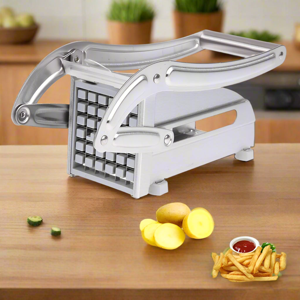 Royallure rostfritt stål grönsakshackare tärnare med två utbytbara blad – Lätt att rengöra & Hållbar Carvallo