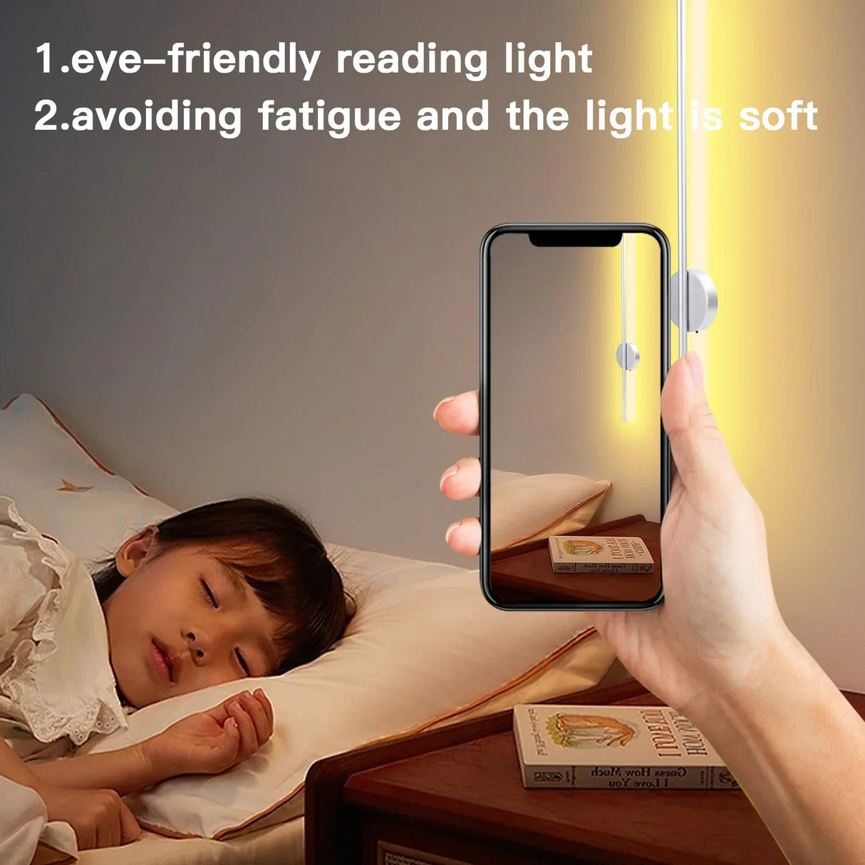 Royallure Uppladdningsbar USB Uppladdningsbar Magnetisk LED Vägglampa med Fjärrkontroll Carvallo