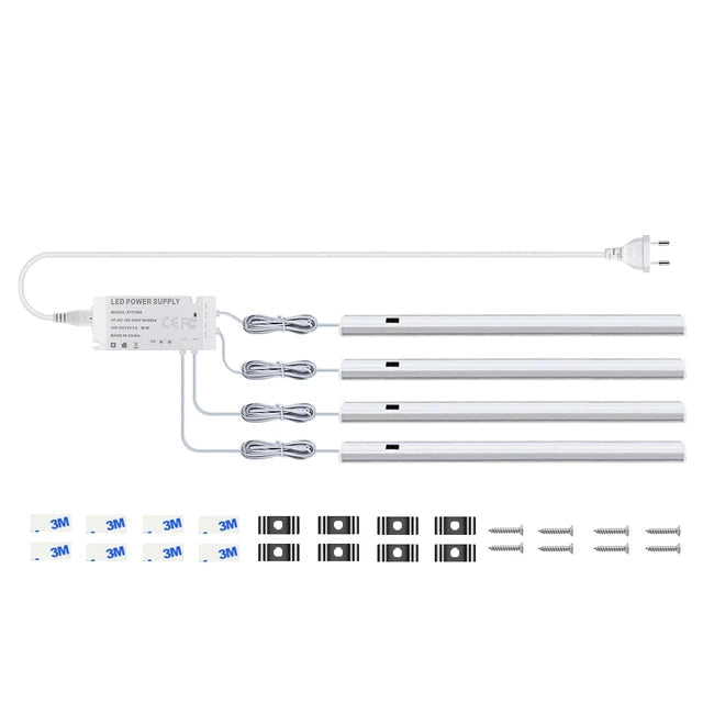 Royallure Kök LED Under-Skåp Ljus med Hand Scan Rörelsesensor, Plug-In Carvallo