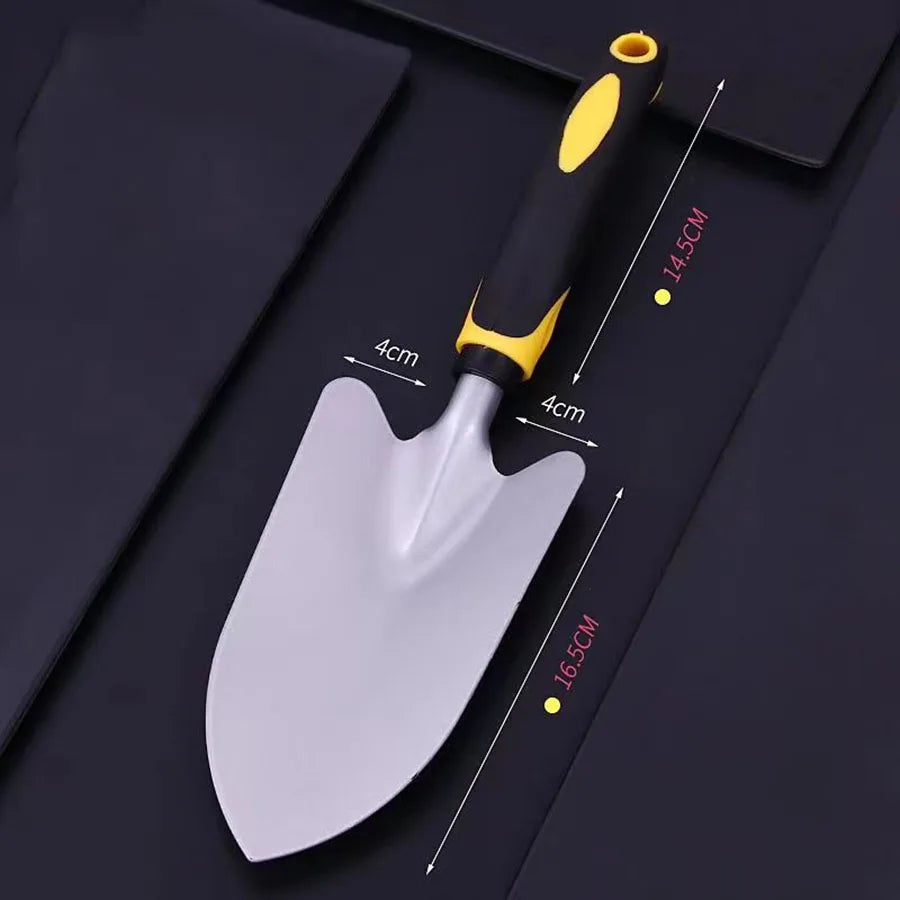 Carvallo Trädgårdsverktygset 4-delat | Rostfritt stål | Hacka & Spade | För grävning, plantering & rensning Carvallo