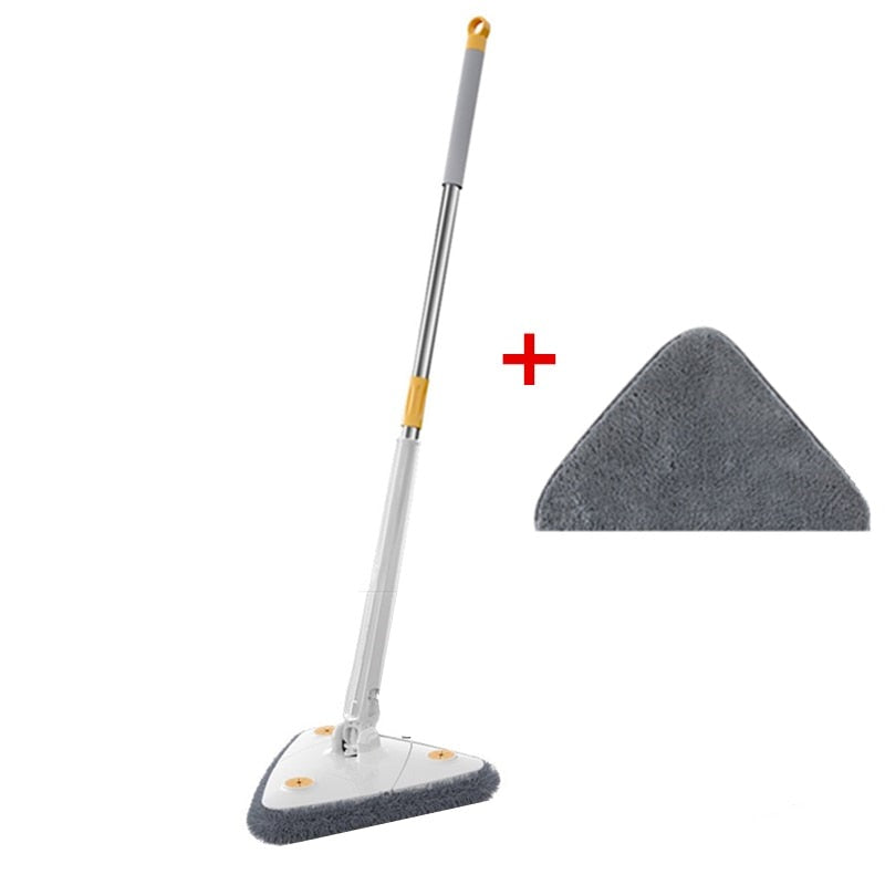 Triangulär mopp med självringning-Home-Hemnix-Vit (2 huvuden)-Hemnix