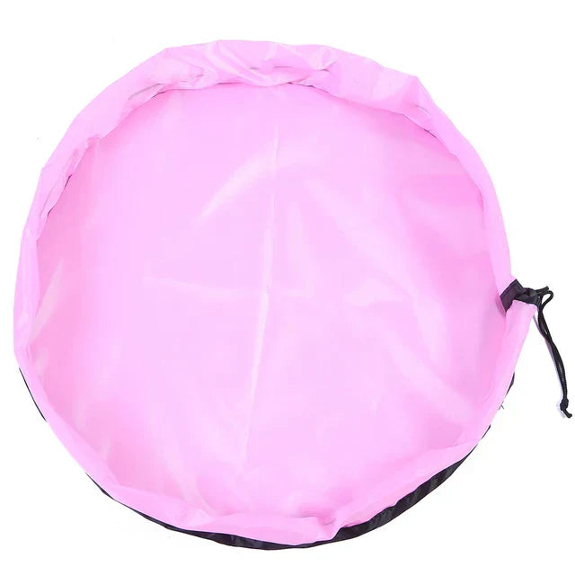 Carvallo leksaksförvaringsmatta för barn | 2-i-1 lekteppe & förvaringsväska | Robust Oxford-material | Ø 150 cm Carvallo