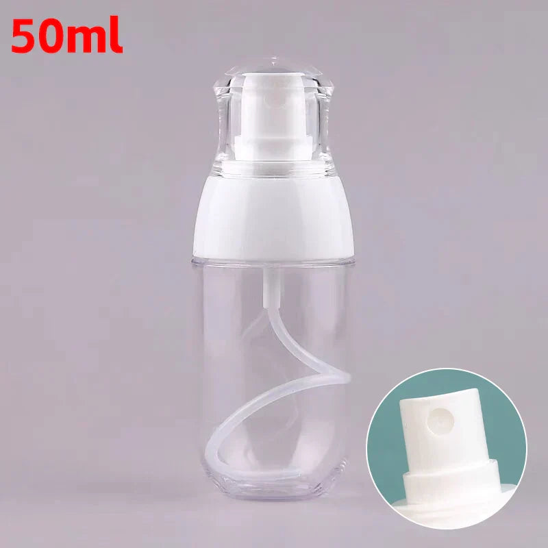 Carvallo Återfyllbar pumpflaska i plast | 50 ml / 150 ml resebehållare för schampo, lotion & kosmetik | Lätt, läckagesäker & återanvändbar Carvallo