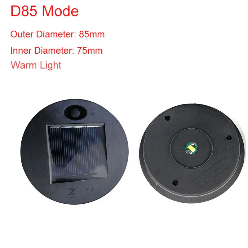 Carvallo Solar-lock ljuster | Vattentät & ljusstyrd | För glasdekoration & trädgår belysning Carvallo