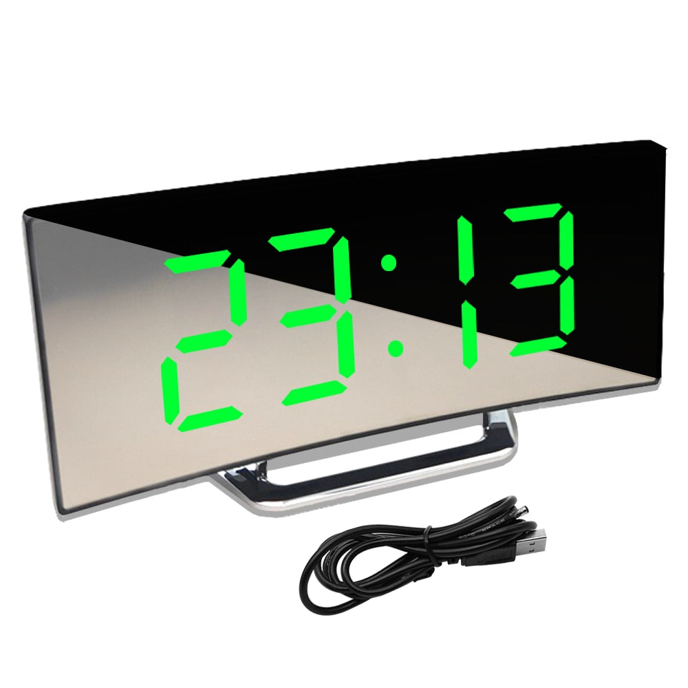 Väckarklocka med LED-display-Electronics-Hemnix-Grön-Hemnix