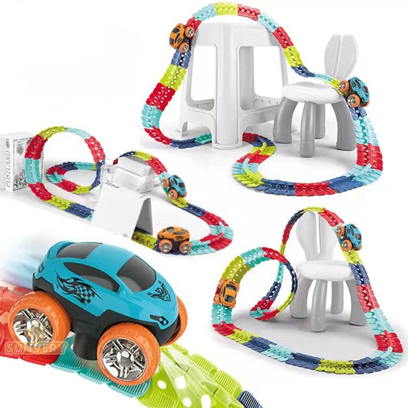 Flexibel Racerbana Set-Kids-Hemnix-Batteridriven - 46 st-Hemnix