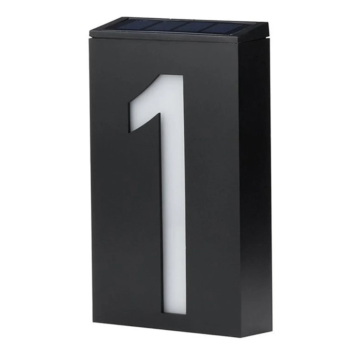 Carvallo Solar Husnummerlampa | LED Belyst | Vädertålig IP55 | Automatisk ljus vid mörker Carvallo