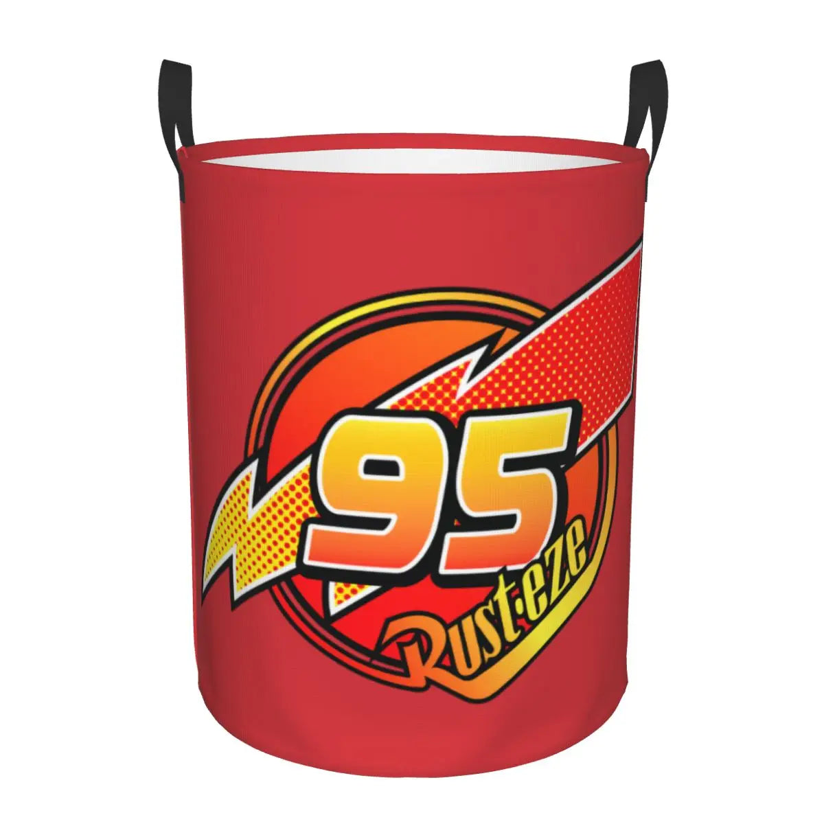 Bilar Lightning McQueen Tvättkorg – Rymlig och Fällbar Korg för Kläder Carvallo