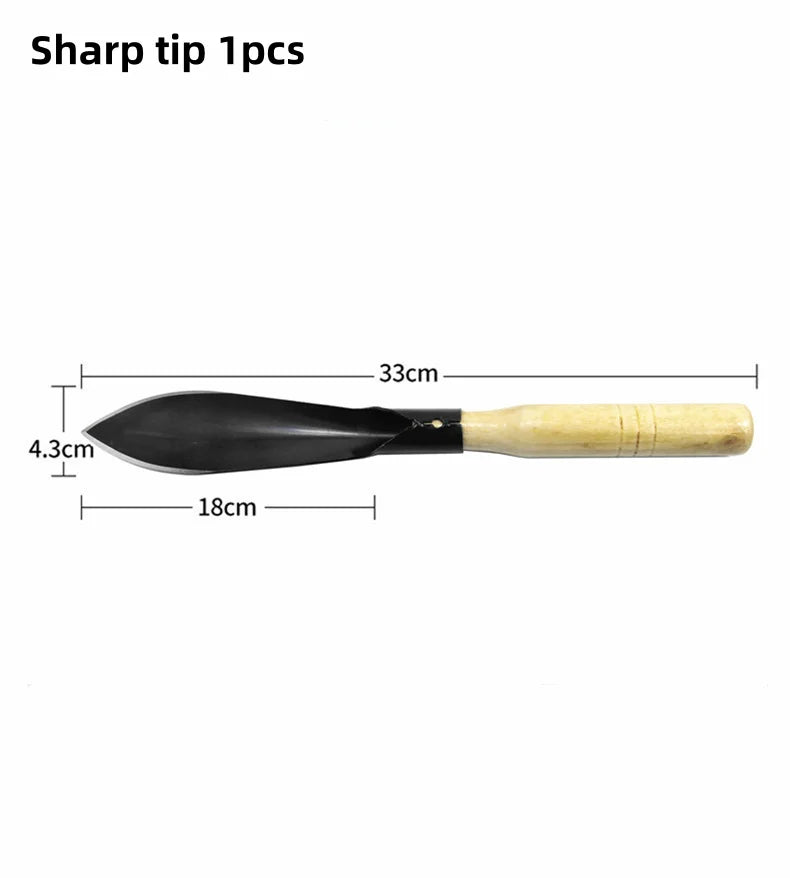 Carvallo 2-pack Trädgårdsskyfflar i metall | Robusta handskovlar för grävning, plantering och ogräsrensning Carvallo