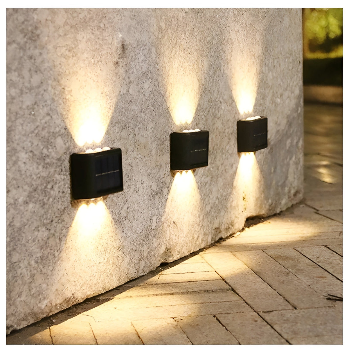 Solarlampa med rörelsesensor – LED utomhusbelysning för hem och trädgård Carvallo