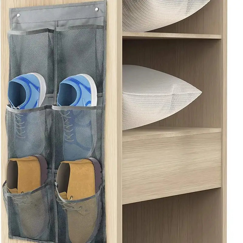 Carvallo MaxGrid Väggorganisatör med 6 fack | Hängande förvaringsväska | Non-woven & Fönster Carvallo