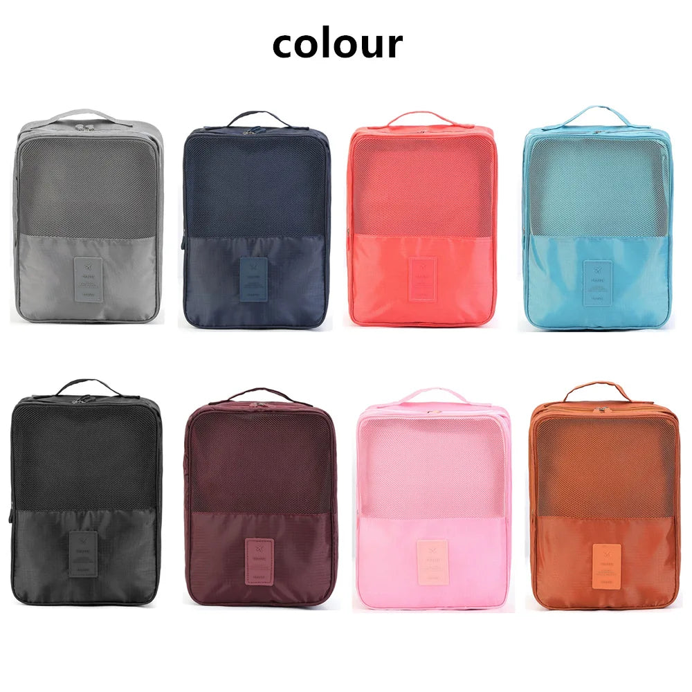 Carvallo TravelPro | Kompakt & Mångsidig | För 3–4 Par Skor | Cationic-Stoff Carvallo