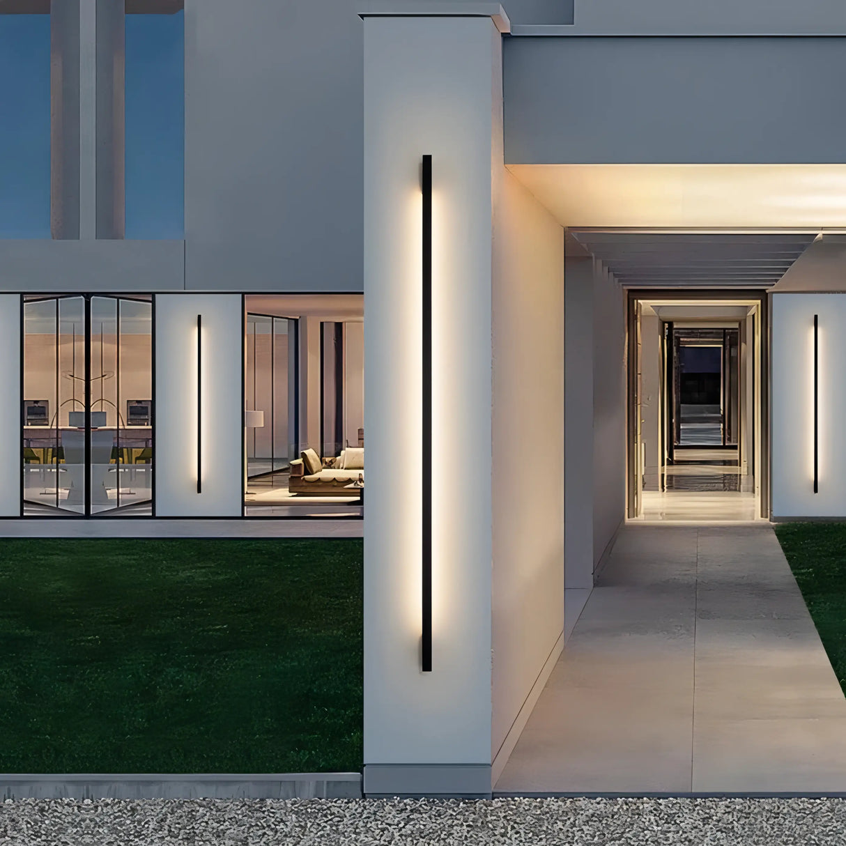 Munson - Lång Bar LED Vägglist Lampa Modern IP65 Design Carvallo