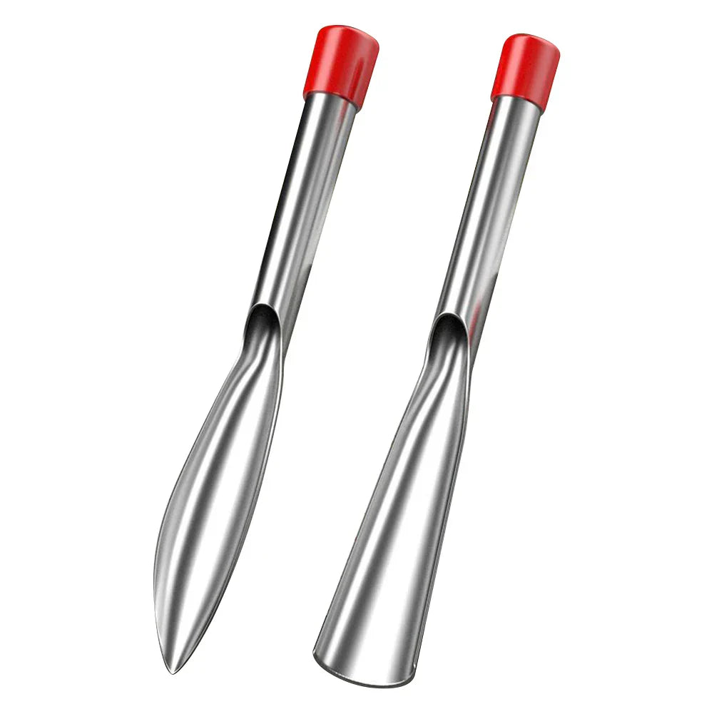 Carvallo 2-delat trädgårdsverktygset | Rostfritt stål plantering spade & ogräsborttagare | Vass & rostfri | För grönsaker, blommor & plantor Carvallo