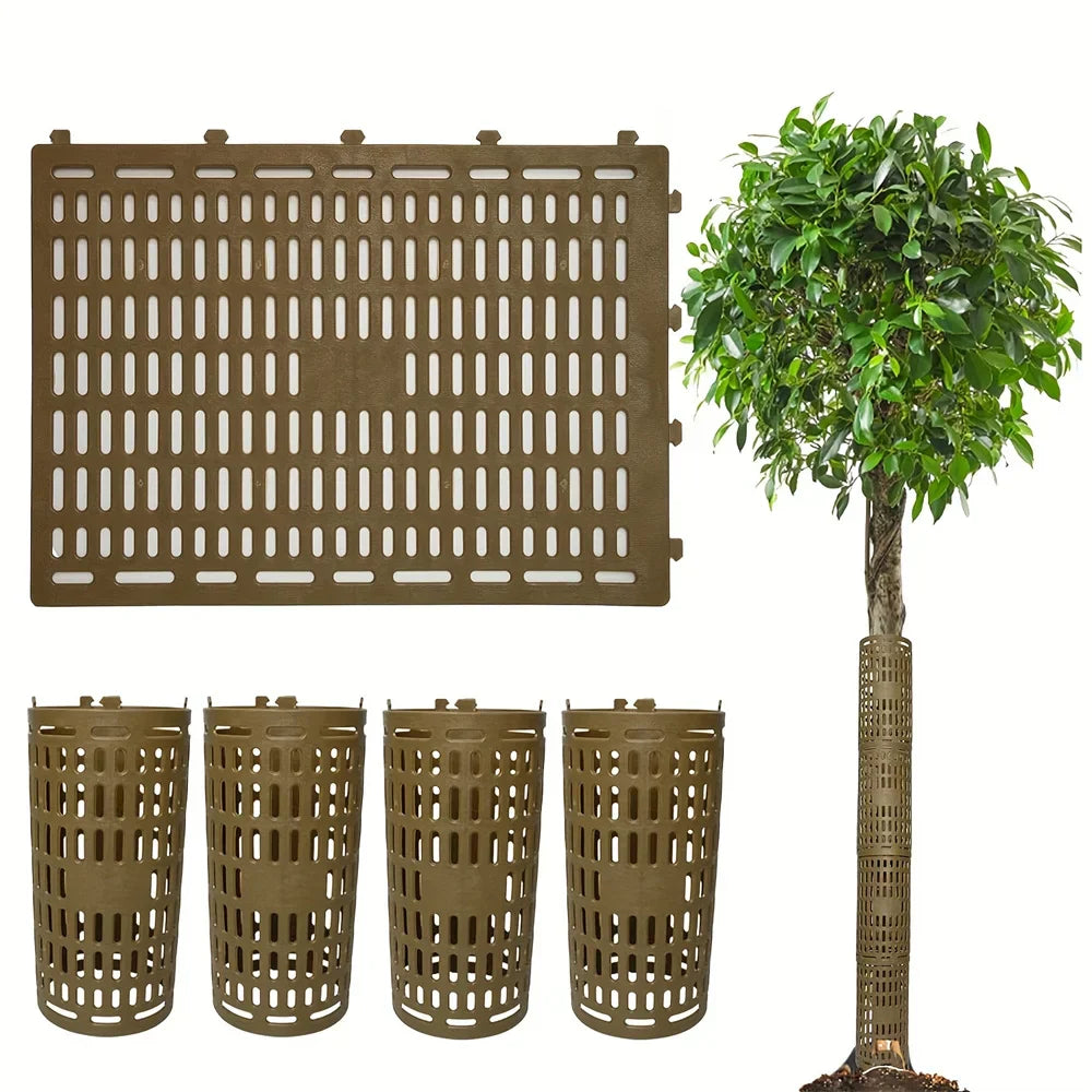 Carvallo StammProtektor Stammskydd Manschett | Kan anpassas & Återanvändbar | Skydd mot barkskador från gräsklippare & gnagare Carvallo