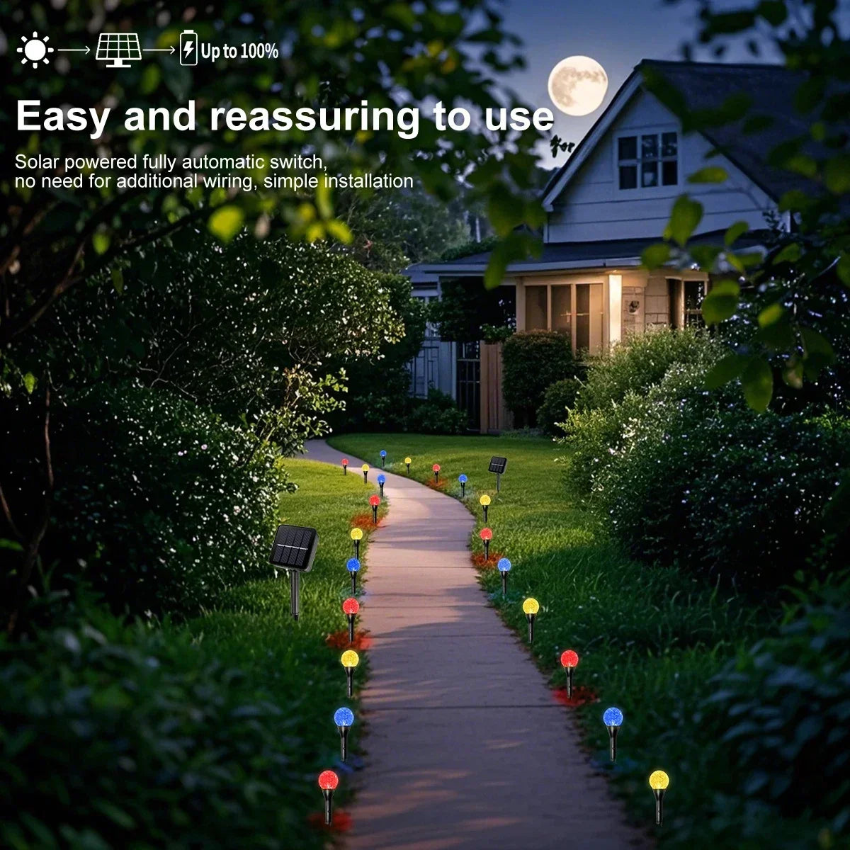 Carvallo DecoGlow Solrosenljus | 15/30 LEDs | Varmvit, Kallvit & Färgglad | 8 Ljuslägen | Väderbeständig & DIY-vänlig Carvallo