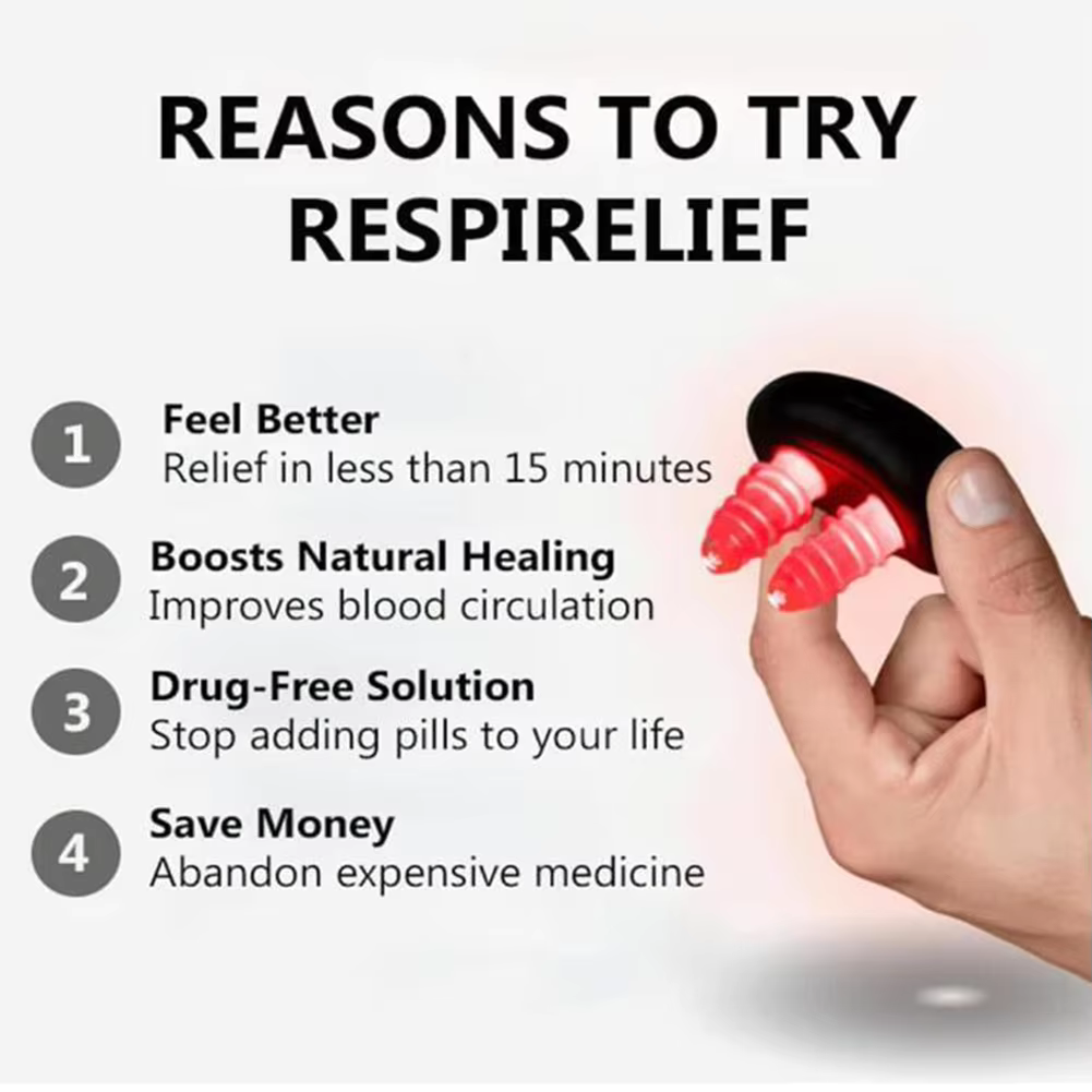 Röd Ljus Näs Terapi Enhet – Snabb, Naturlig Lindring från Förkylningar & Bihåleinflammation Carvallo