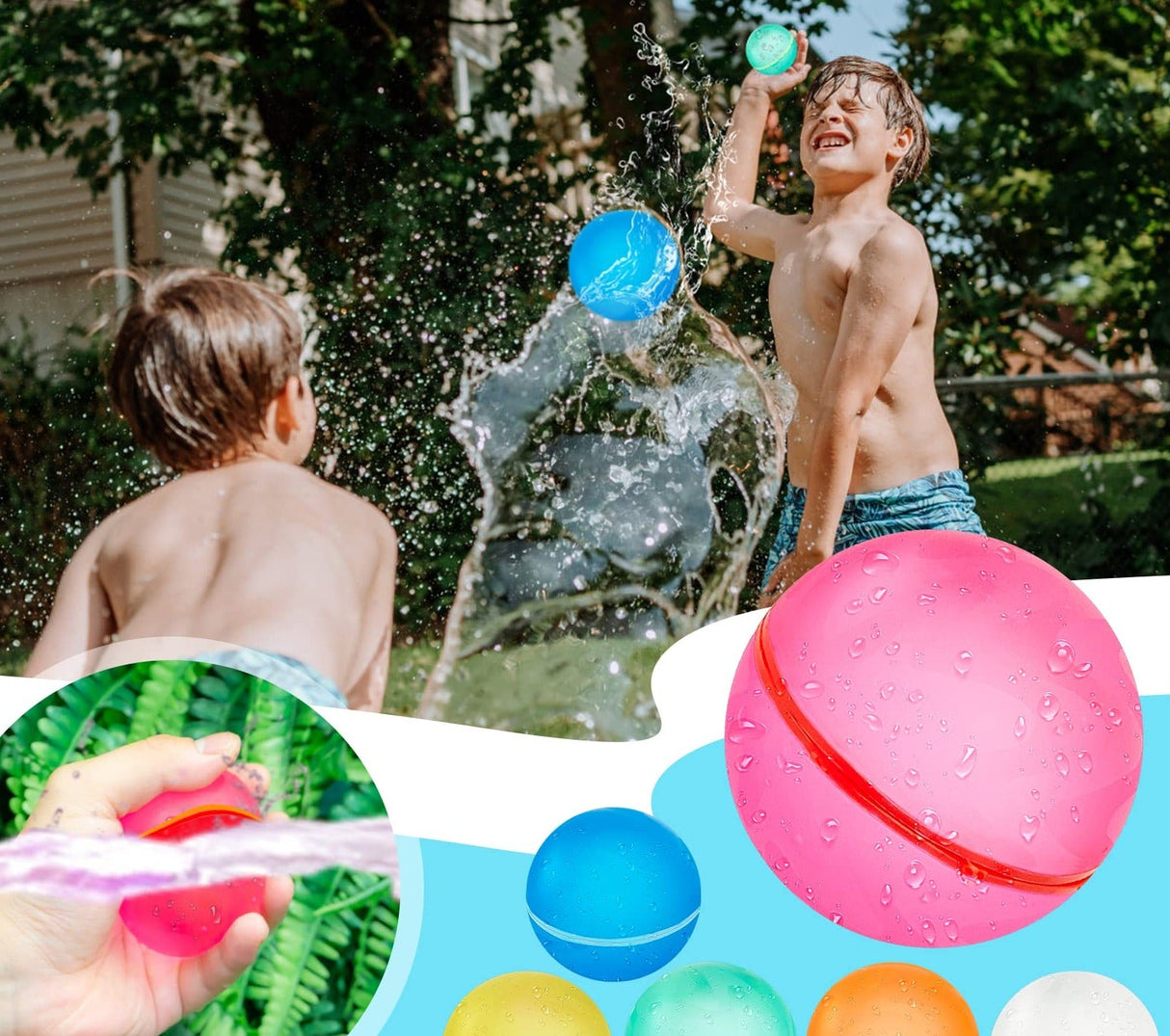 Återanvändbara vattenbombsballonger-Kids-bellasverige-Hemnix